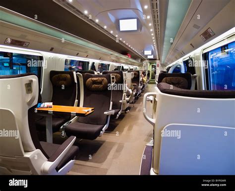 Interior of a Eurostar Train First Class Cabin, Italy Stock Photo ...