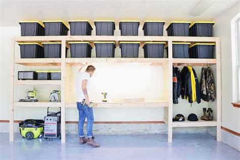 DIY Garage Shelves — Modern Builds