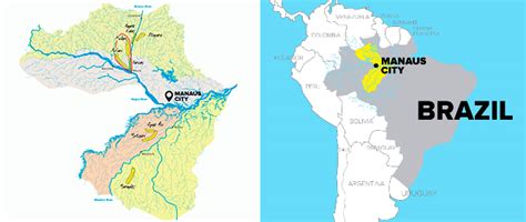 Map Of Manaus Brazil | Map Of Europe