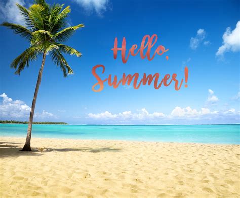 Hello Summer Beach Wallpapers - Wallpaper Cave