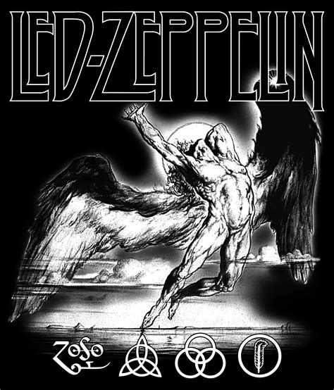 Led Zeppelin Album Covers Angel