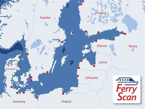 Megalist of Baltic Sea Ferry Routes