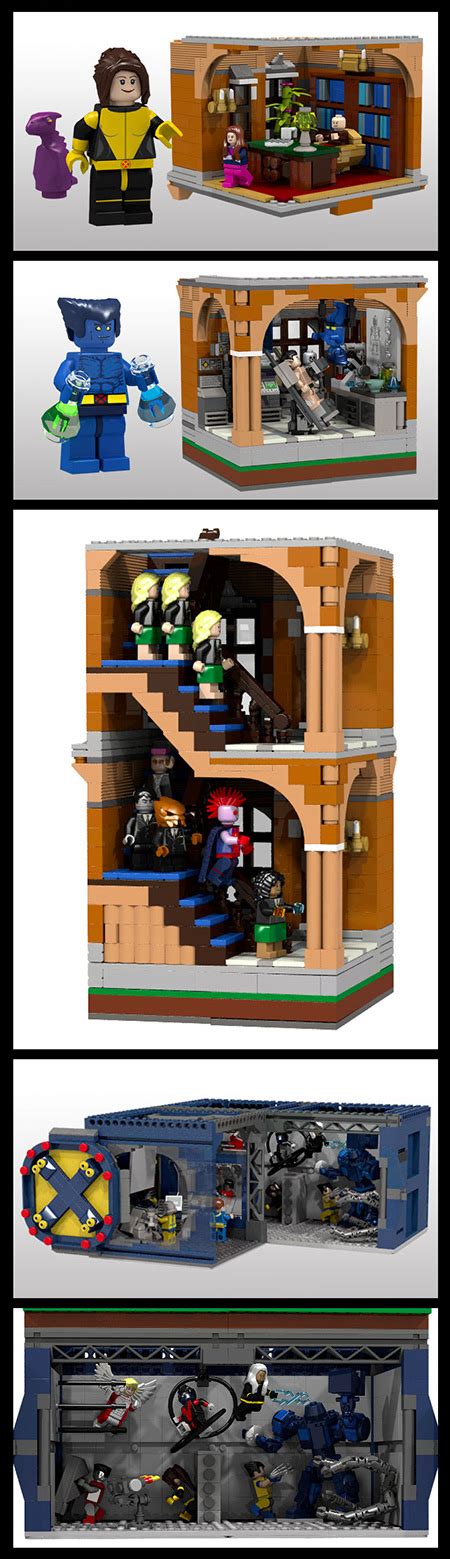 X-Men Mansion LEGO Set Unveiled, Comes with Danger Room and Mutant ...