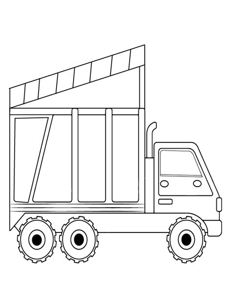 Garbage Truck Coloring Pages - Free Printable Coloring Pages for Kids