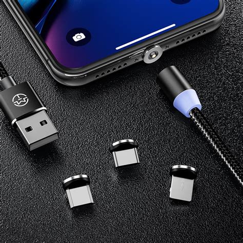 Led magnetic 3 in 1 usb charging cable – Artofit