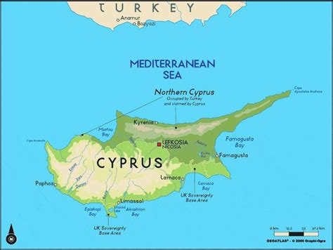 Best Beaches Cyprus Map