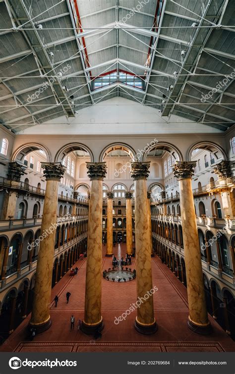 Interior National Building Museum Washington — Stock Editorial Photo ...