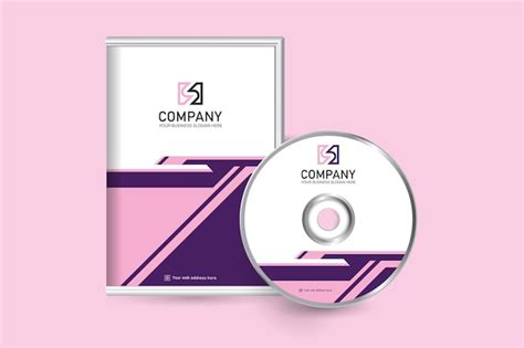 Premium Vector | Professional dvd case and disc label template design