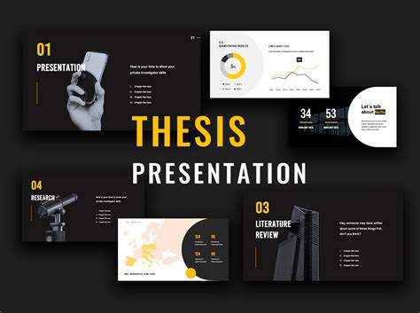 Free • Rea – Thesis Free Presentation Template :: Behance