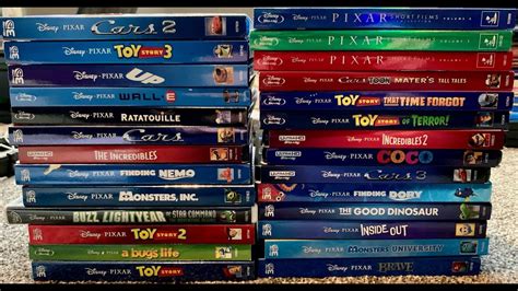 Lot Of Disney Pixar Dvd Blu Ray Movies Inside Out Toy Story Cars | The ...