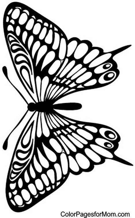 Butterfly Coloring Page 29 Paper Butterfly Crafts Butterfly Stencil