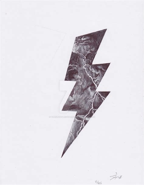 Tattoo - Lightning Bolt by TheKrystleGallery on DeviantArt