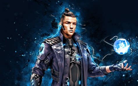 Download wallpapers Cristiano Ronaldo Free Fire, 4k, fan art, 2021 ...