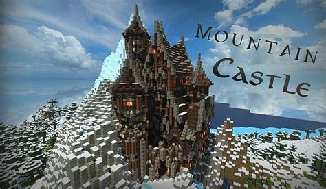 Minecraft mountain castle – Artofit