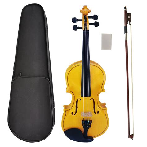 Aiersi Yellow Colour Plywood Violin Educational String Instruments for ...