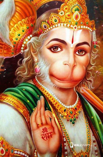 Hanuman face hd wallaper | Primium mobile wallpapers - Wallsnapy.com