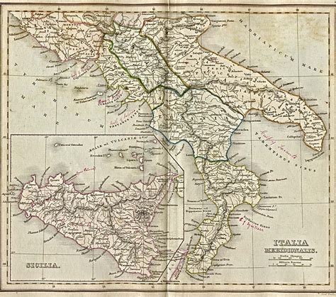 Italia (Ancient Italy) Map - Full size