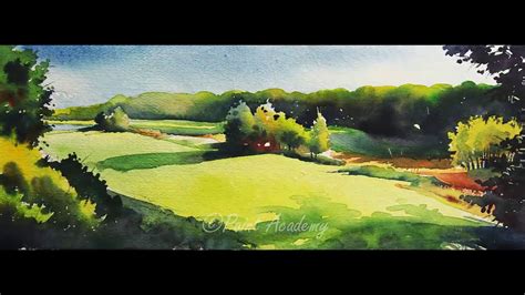 30 Beautiful Watercolor Painting Landscape - Home, Decoration, Style ...