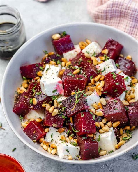 Roasted Beet Salad With Feta Cheese | Healthy Fitness Meals