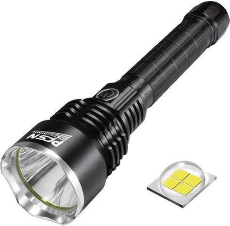 Super Bright Flashlight 6000 Lumen, PFSN P50 Brightest LED Flashlights ...