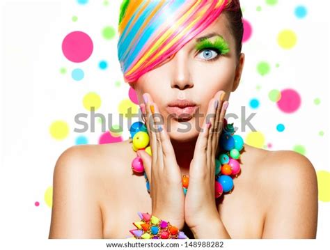 7,821 Rainbow Hair Makeup Images, Stock Photos & Vectors | Shutterstock