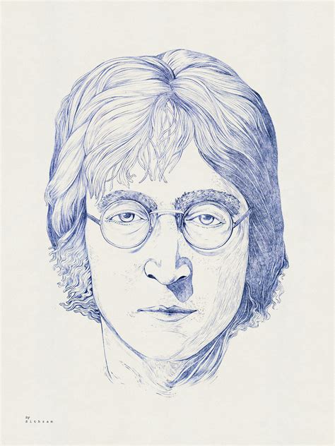 John Lennon Portrait on Behance