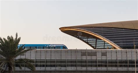 Dubai, UAE - 12.21.2022 - Shot of a Mall of the Emirates Metro Station ...