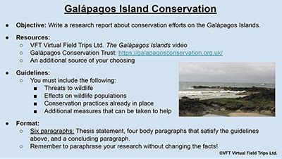 Virtual Field Trips – Galápagos Islands – Unique & Enchanting