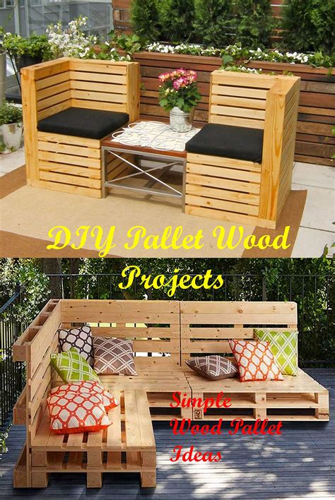 DIY Pallet Wood Projects: Simple Wood Pallet Ideas: Make Your Own ...