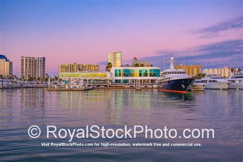 Sarasota Bayfront Marina Jack Restarunat | Royal Stock Photo