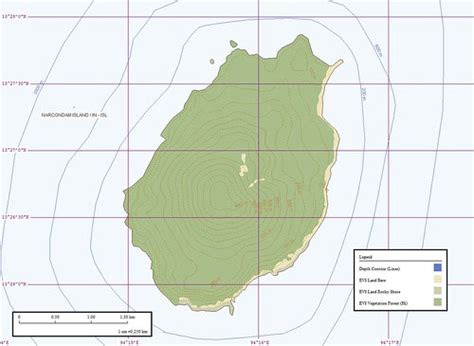 Enhanced Vector Shorelines: Narcondam Island IN - A Dormant Volcano ...