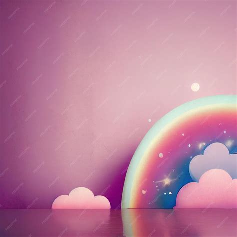 Premium AI Image | Cute pastel background