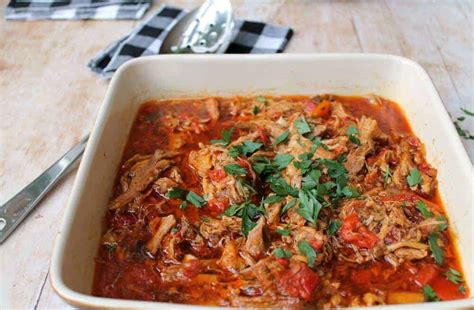 Slow Cooker Paprika Pork Goulash #Crocktober - BakingQueen74