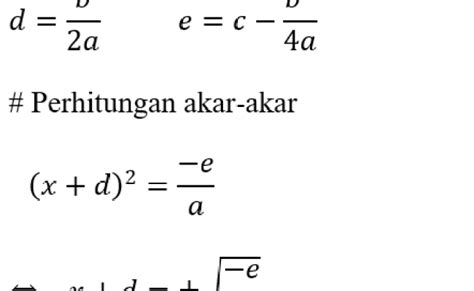 Konsep Dan Contoh Soal Tentang Kuadrat Sempurna Persamaan Kuadrat ...