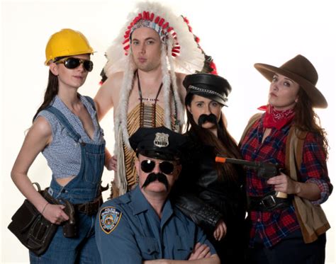 YMCA Costumes Village People Fancy Dress Group