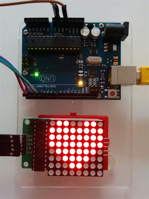 Arduino 8x8 Led Matrix Wiring 8x8 Led Matrix Using Arduino