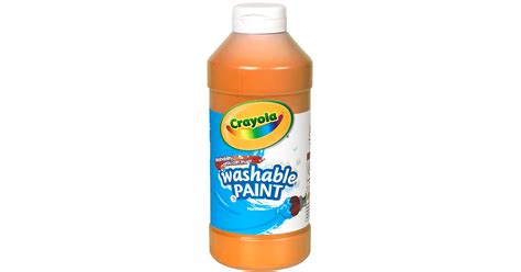 Crayola Washable Paint 16Oz Orange - BIN201636 | Crayola Llc | Arts ...