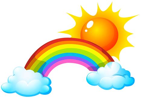 Unveiling the Magic of Rainbow With Clouds Clipart: Discoveries and ...