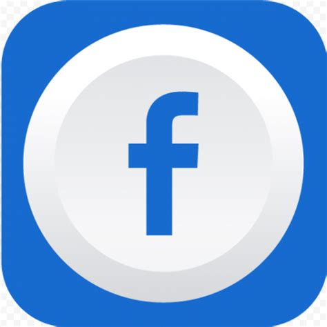 Blue & White Fb Facebook Logo Icon Button | Citypng