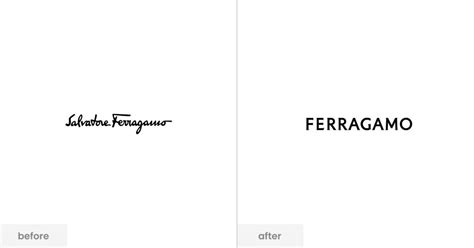 Ferragamo rebrands with a modernist logotype