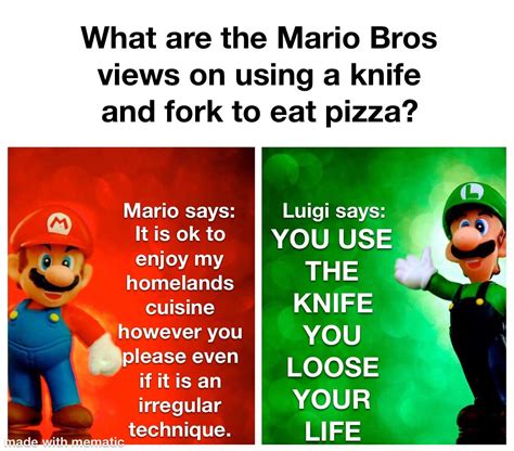 I’m with Luigi on this one : r/memes