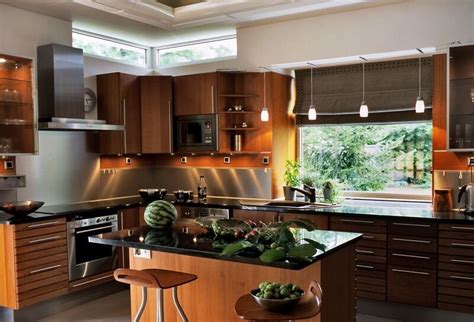 20 Cool Modern Wooden Kitchen Designs