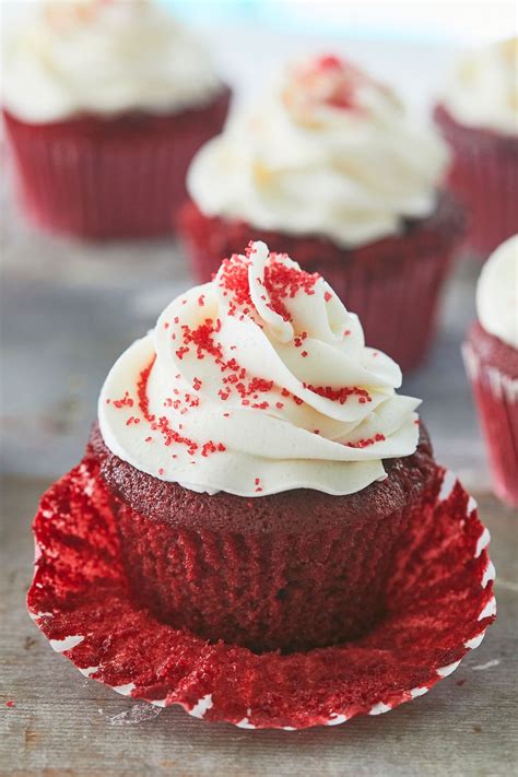 Red Velvet Cupcakes With Cream Cheese Frosting - Varsha's Recipes