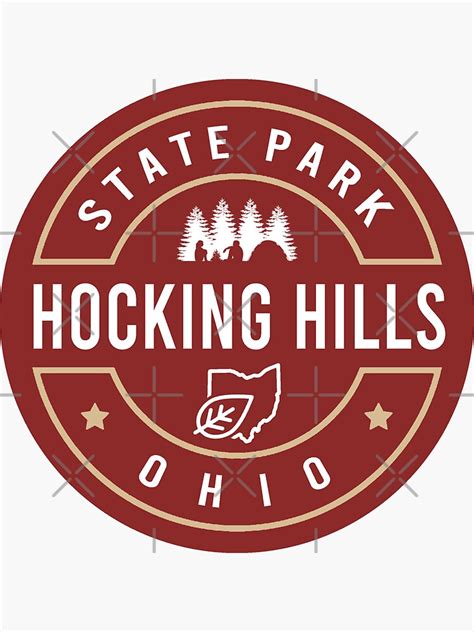 "Hocking Hills State Park Logo" Sticker for Sale by VanyaKar | Redbubble