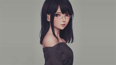 Cute Anime Girls Glasses Wallpapers - Wallpaper Cave