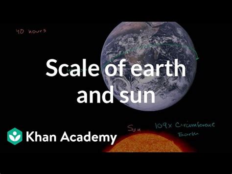 Scale of earth and sun (video) | Khan Academy