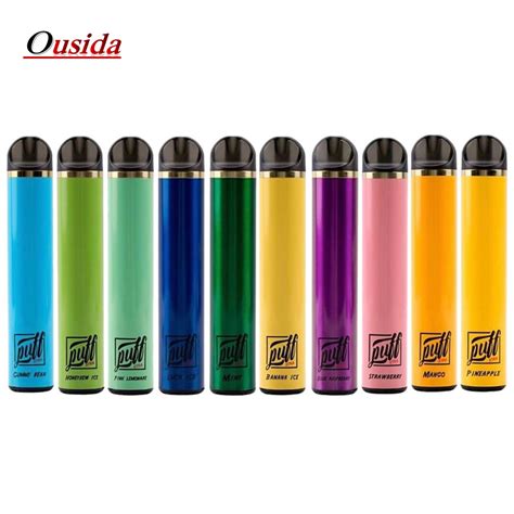 China 1500 Puffs Electronic Cigarette Pop Disposable Vape Pen E ...