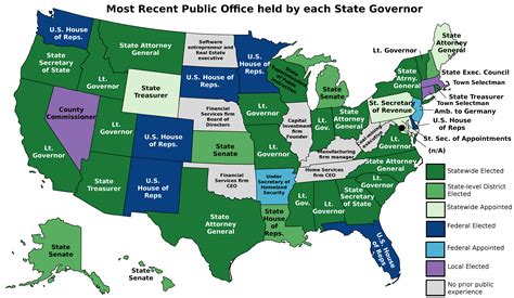 What State Governors did before being Elected : r/MapPorn