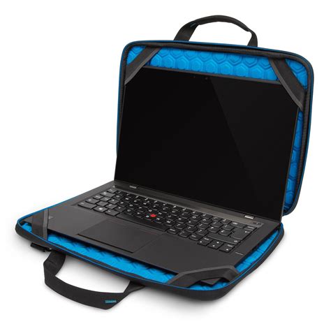 Education Dome Protection 13.3" Work-in Clamshell Laptop Bag - Black/Grey