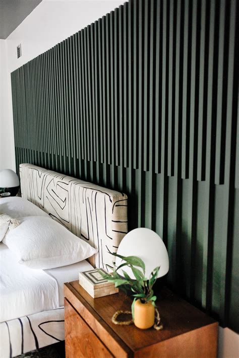 Geometric Wood Feature Walls - Home Improvement Blog